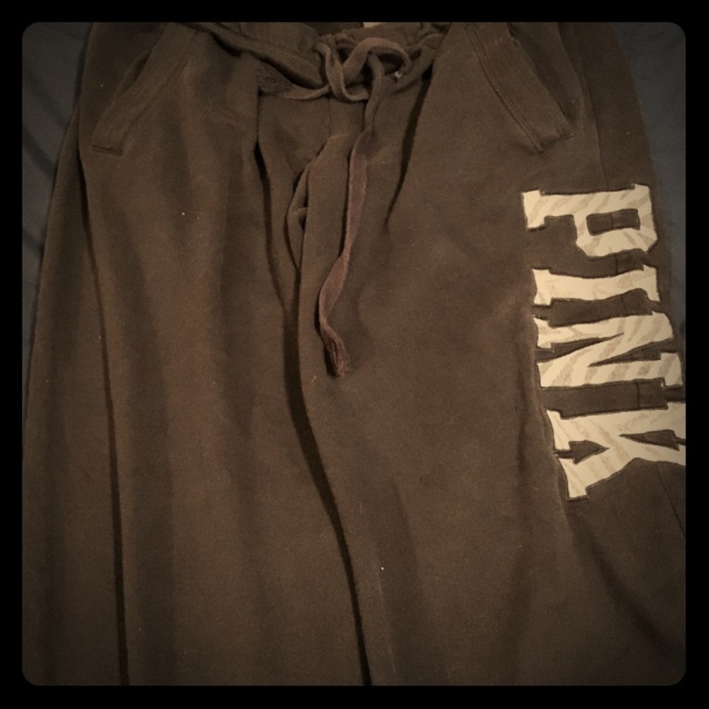 Victoria’s Secret PINK boyfriend sweatpants.